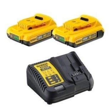 Pack 2 Batteries XR 18V 2Ah + Chargeur - DCB115D2-QW