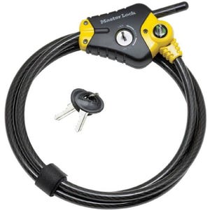 Cadenas Câble ajustable Python MASTER LOCK 8433EURD
