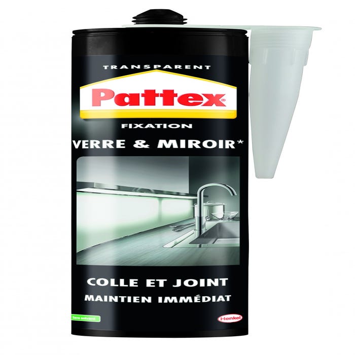 Colle mastic Fixation verre PATTEX, 300 g