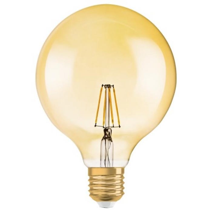 Lampe LED globe vintage 1906 4,5W E27 2400°K non gradable