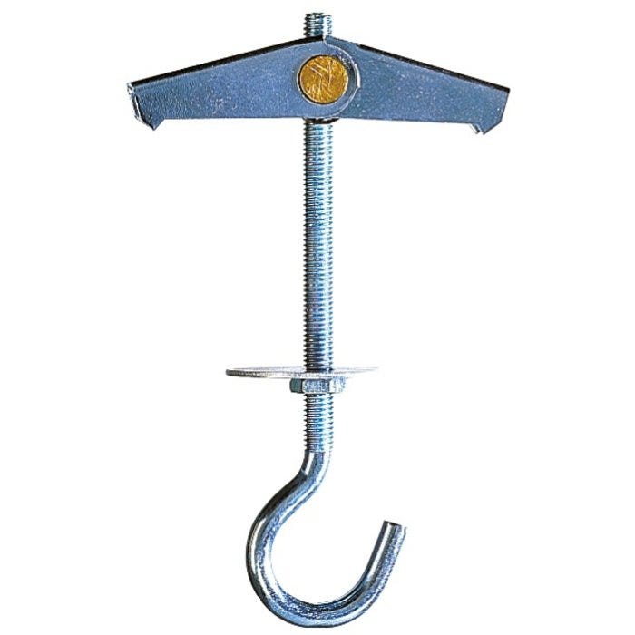Cheville basculante métalliques 'KD' Fischer - A ressort à crochet - 95 mm x 4 mm - Vendu par 25