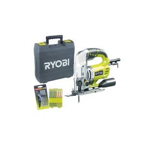 Scie sauteuse filaire et accessoires RYOBI - 600 W - RJS850KA15