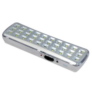Lampe de poche avec batterie au lithium 30 LED deux modes d'éclairage - Avidsen - 103661 -