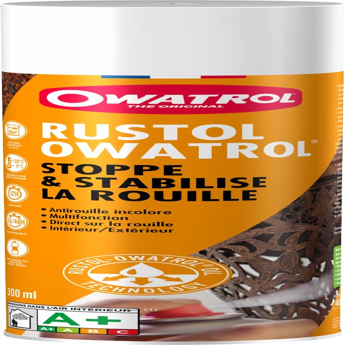 Antirouille incolore Owatrol RUSTOL ATOMISATEUR Aérosol 300 ml