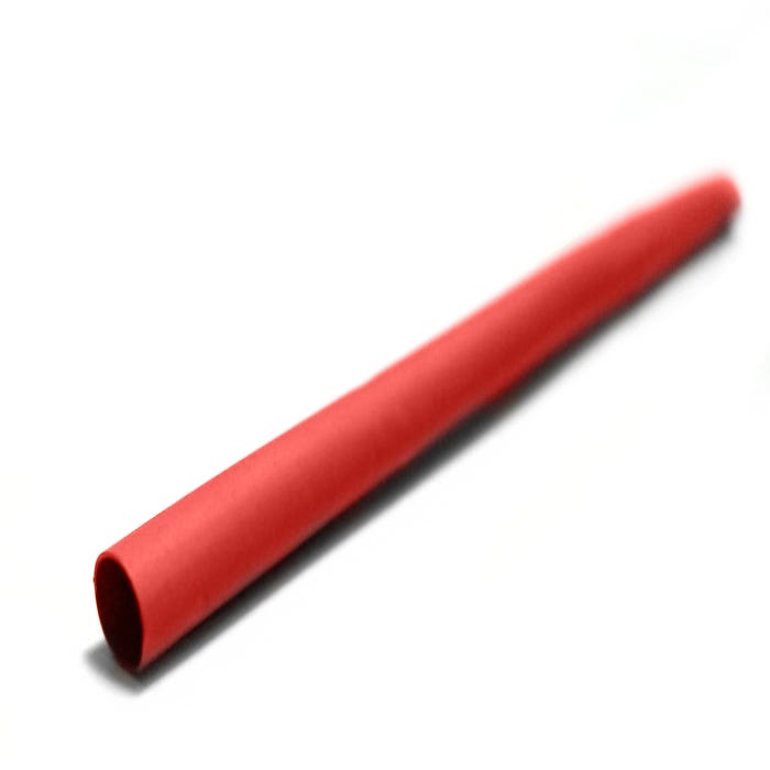 Gaine thermorétractable rouge, L.1 m, Diam.6.4 mm, ZENITECH