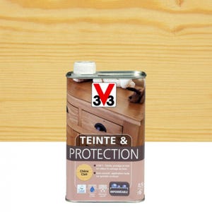 Teinte et protection V33, 0.5 l, chêne clair mat