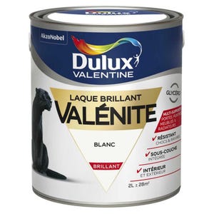 Laque Valénite - brillant - 2L DULUX VALENTINE