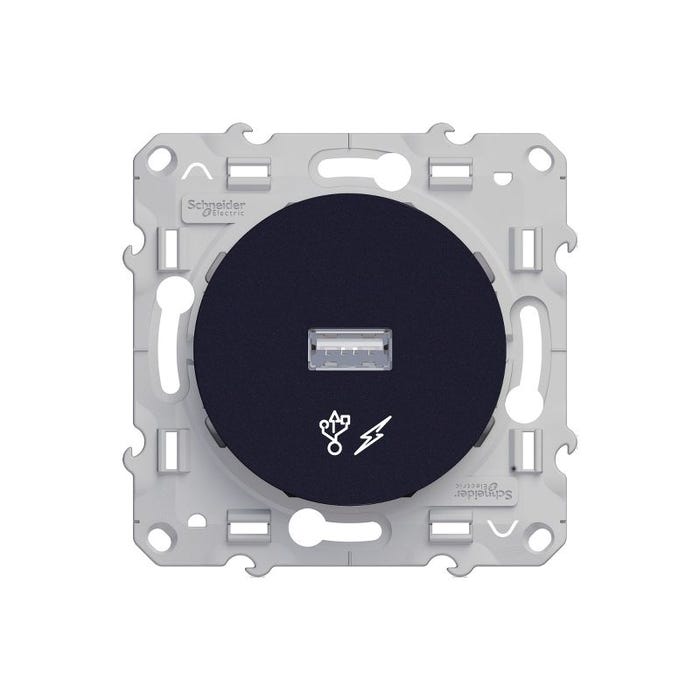 Odace - Prise alimentation USB 5V Anthracite - S540408