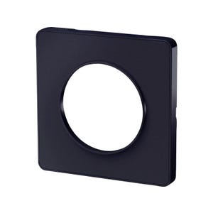 Plaque Simple Odace Touch, Anthracite Liseré Anthracite