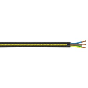 Câble électrique 3 G 2.5 mm² u1000r2v L.15 m, noir