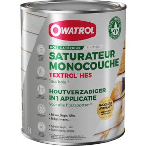 Saturateur monocouche Owatrol TEXTROL HES Incolore (ow20) 5 litres