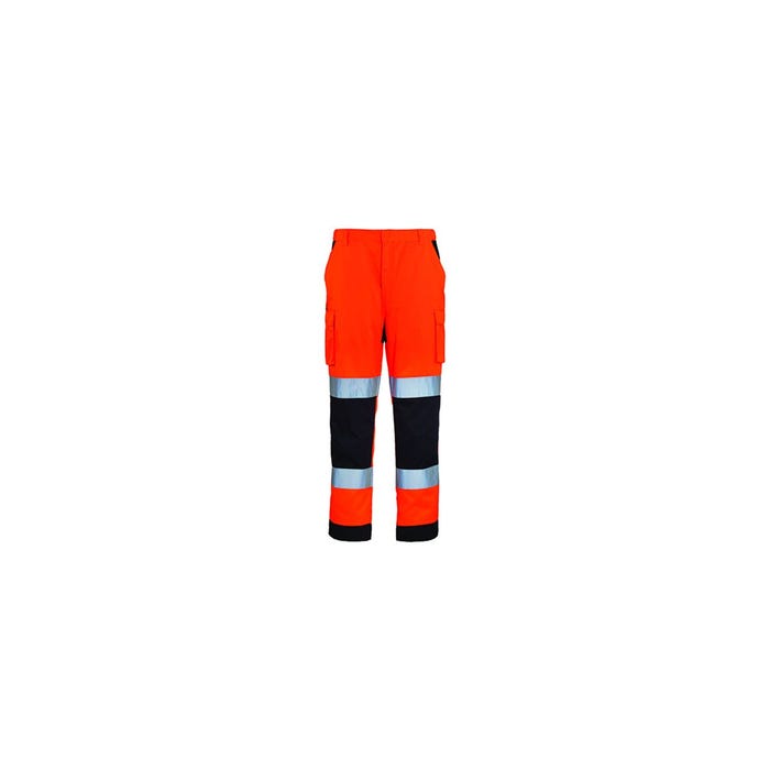 Pantalon PATROL orange HV/marine - COVERGUARD - Taille M