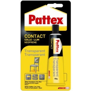 Colle contact transparent liquide 50Gr assemblage placage tous matériaux PATTEX