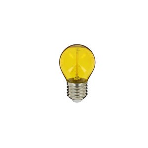 Ampoule LED P45, culot E27, 2W conso., lumière Lumière jaune