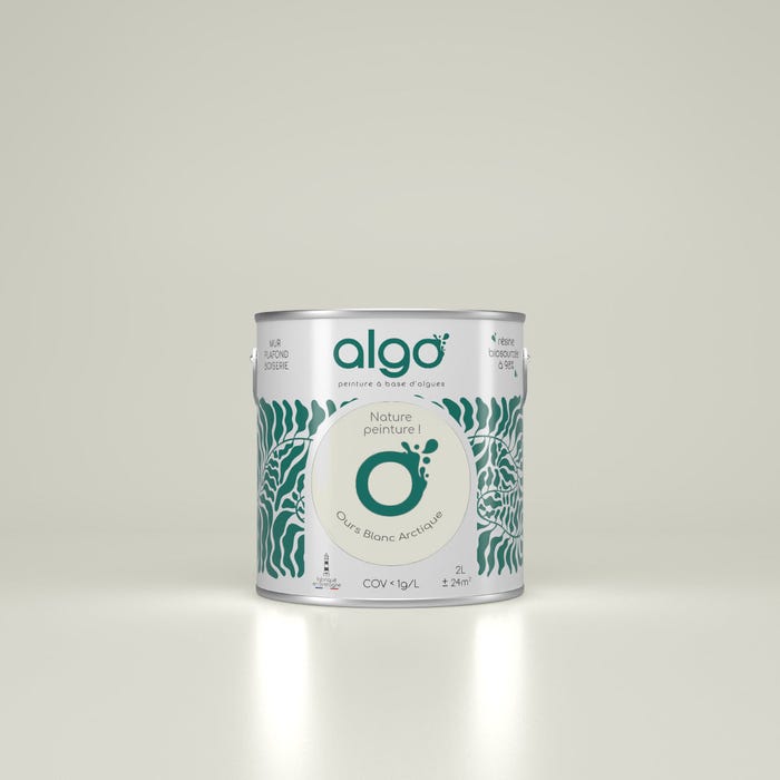 Peinture Algo - Ours Blanc Arctique - Mat - 0.5L