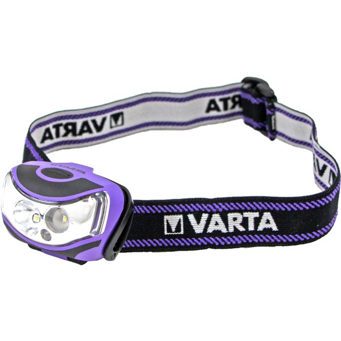Lampe Frontale Varta Head Light Led Sports + 3 Aaa Incluses