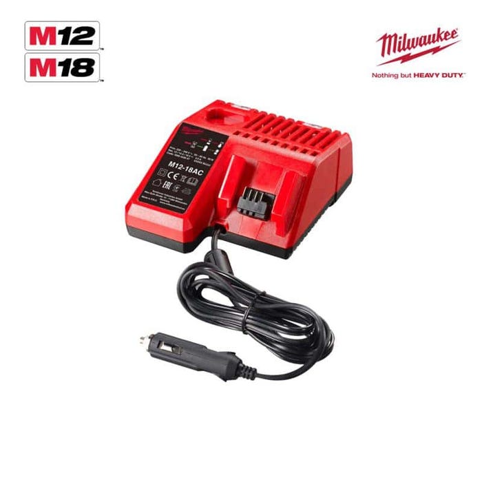 Chargeur de voiture MILWAUKEE M12-18 AC 4932459205
