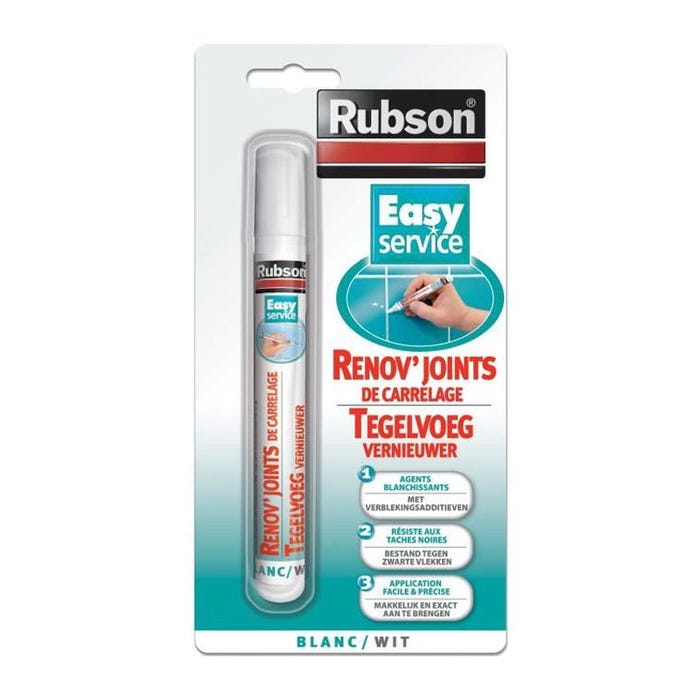 RUBSON Renov'Joints de carrelage Blanc 7ml