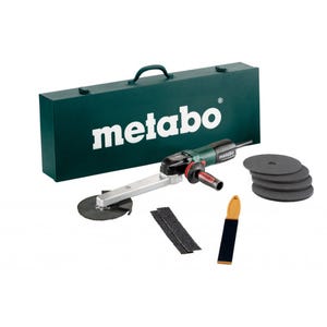 Meuleuse ø150 mm metabo - pour soudure d'angle knse 9-150 coffret avec set d'accessoires - 602265500