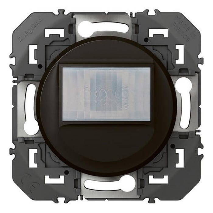 Interrupteur détection de mouvement automatique LEGRAND dooxie 2 fils sans Neutre noir