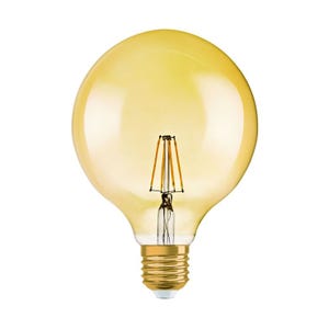 OSRAM-Ampoule LED filament Globe E27 Ø12,5cm 2400K 6.5W = 51W 650 Lumens Dimmable -