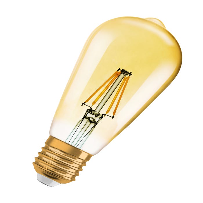 Lampe LED ST64 edison 1906 7,5W E27 2400°K gradable