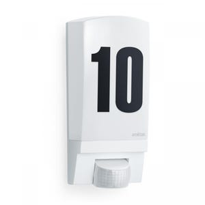 STEINEL Applique extérieure avec détecteur et numéro de maison L 1 S blanc