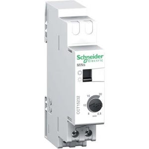 Minuterie 30s..20mn Acti9 MINs contact 16A/230Vca marche forcée - SCHNEIDER ELECTRIC - CCT15232