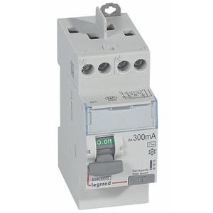 Interrupteur différentiel DX³-ID 2P 230V 40A type AC 300mA - LEGRAND - 411614