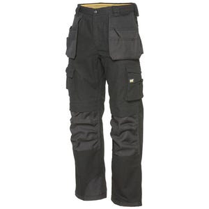 Pantalon de travail slim renforcé avec poches genouillères Caterpillar TRADEMARK Noir 50