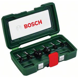 Bosch Accessories 2607019463 Jeu de fraises Carbure de tungstène Longueur 188 mm Diamètre de tige 8 mm