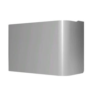 Cache-raccords pour chauffe-eau électrique plat - gris aluminium
