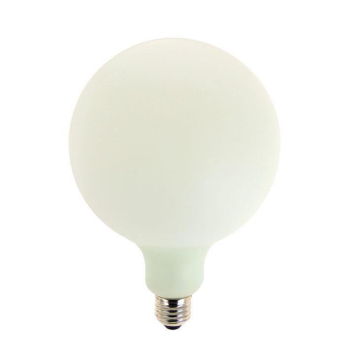 Xanlite - Ampoule LED déco éclairante Globe Opaline au verre lacté, culot E27, 12W cons. (100W eq.), 1521 lumens, lumière blanc neutre -