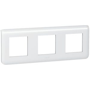 Plaque de finition Blanc MOSAIC horizontale blanc 3x2 modules - LEGRAND - 78806