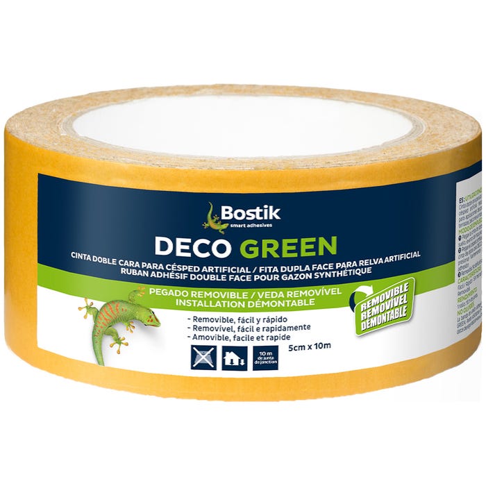 Deco green adhesif double face 5 cm x 10 m