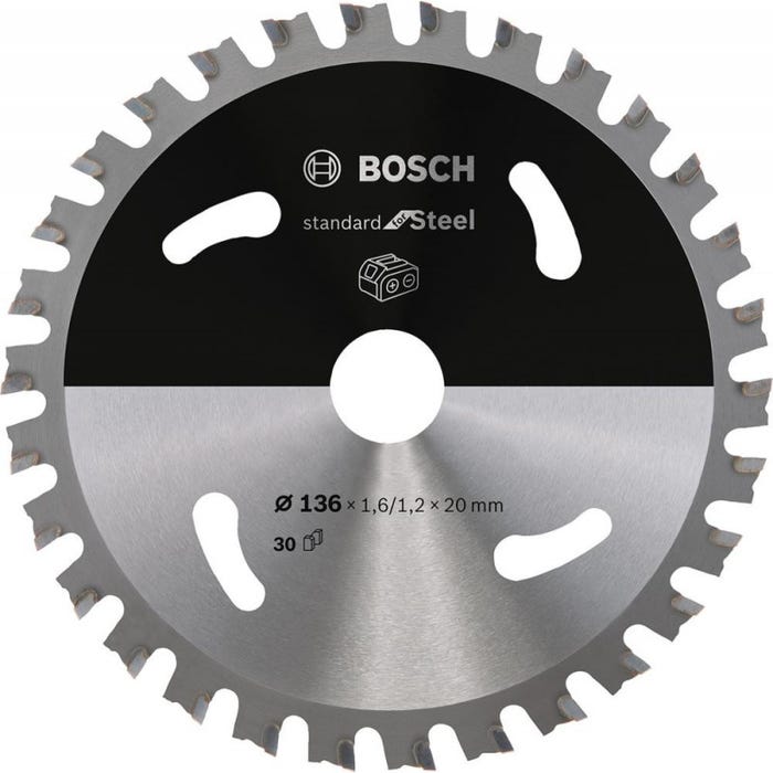 Lame de scie circulaire 136x1.6/1.2x20 Z30 Bosch