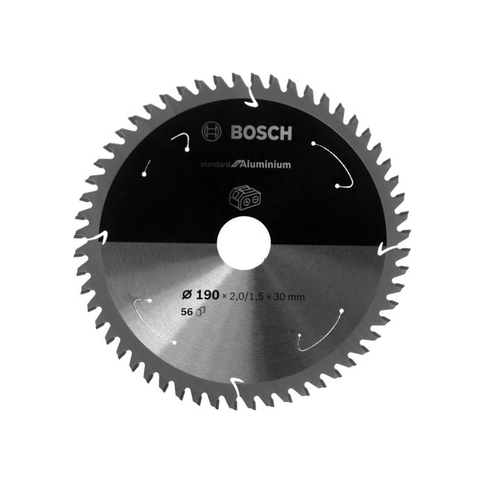 Bosch Lame de scie circulaire Standard for Aluminium 190 x 1,5 x 30 mm - 56 dents ( 2608837771 )
