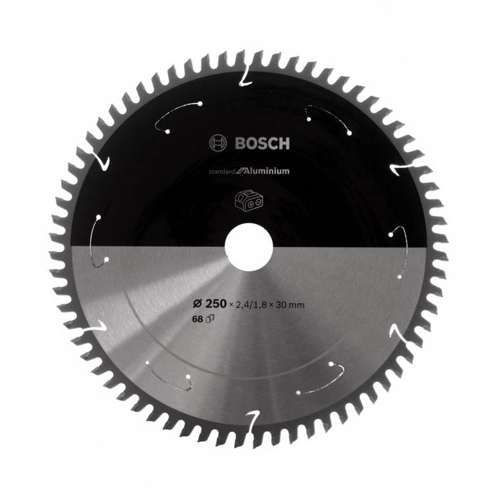 Bosch Lame de scie circulaire Standard for Aluminium 250 x 1,8 x 30 mm - 68 dents ( 2608837778 )