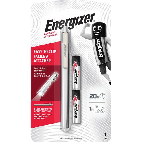Lampe stylo Energizer Metal Penlight LED à pile(s) 35 lm 20 h 50 g