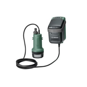 Pompe à eau de pluie sans fil 18V 2,5Ah Li-Ion 2000 l/h GardenPump 18 Bosch