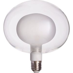 Ampoule LED déco Verre Blanc TWO xanlite - Diam. 15 x H14,8 cm