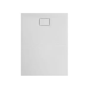 Receveur de douche extra-plat texture effet pierre TERRENO RECTANGLE 120 x 90 cm blanc