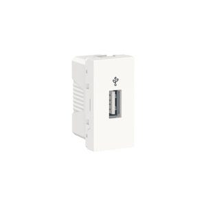 Prise USB 3.0 Unica - 1 module - Blanc