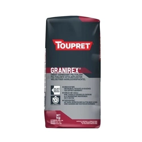 Granirex Enduit 20kg Gris - Toupret