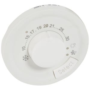 enjoliveur - thermostat d'ambiance - legrand céliane - blanc