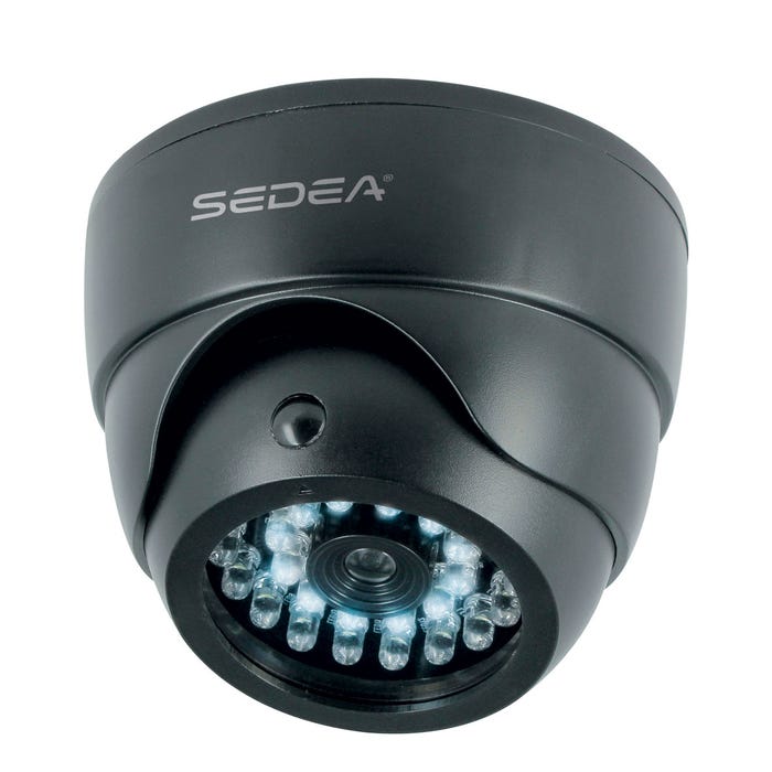 Caméra de surveillance factice type dôme avec fonction éclairage - SEDEA - 550985