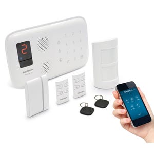 Alarme maison sans fil GSM - Elégante 50 - Pack 1 - SEDEA - 571050