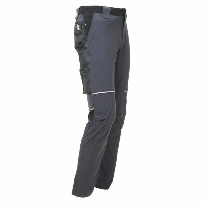 U-Power - Pantalon de travail Slim gris WORLD - Gris - XL