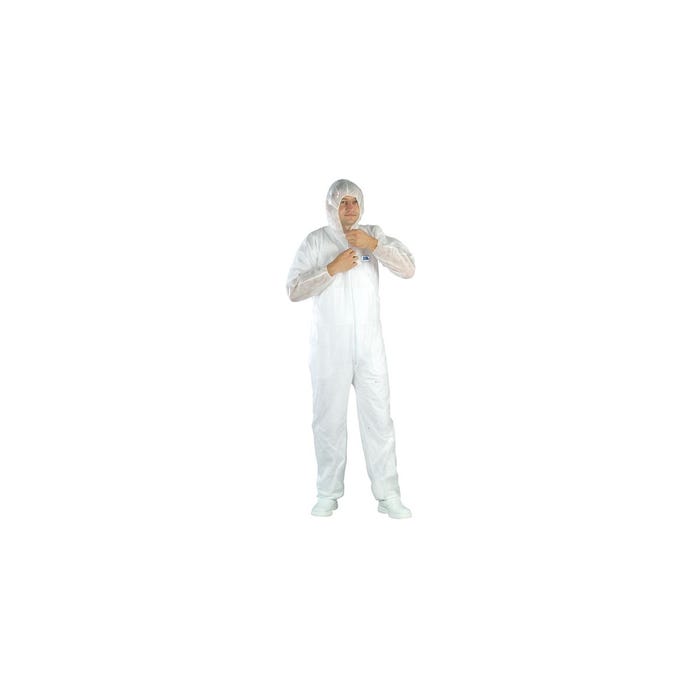 Combinaison SPP 40g/m² blanc avec capuche - COVERGUARD - Taille XL