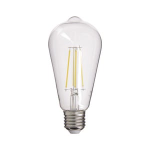 Xanlite - Ampoule à filament LED Edison, culot E27, 8W cons. (75W eq.), 1055 lumens, lumière blanc neutre - RFE1055STCW